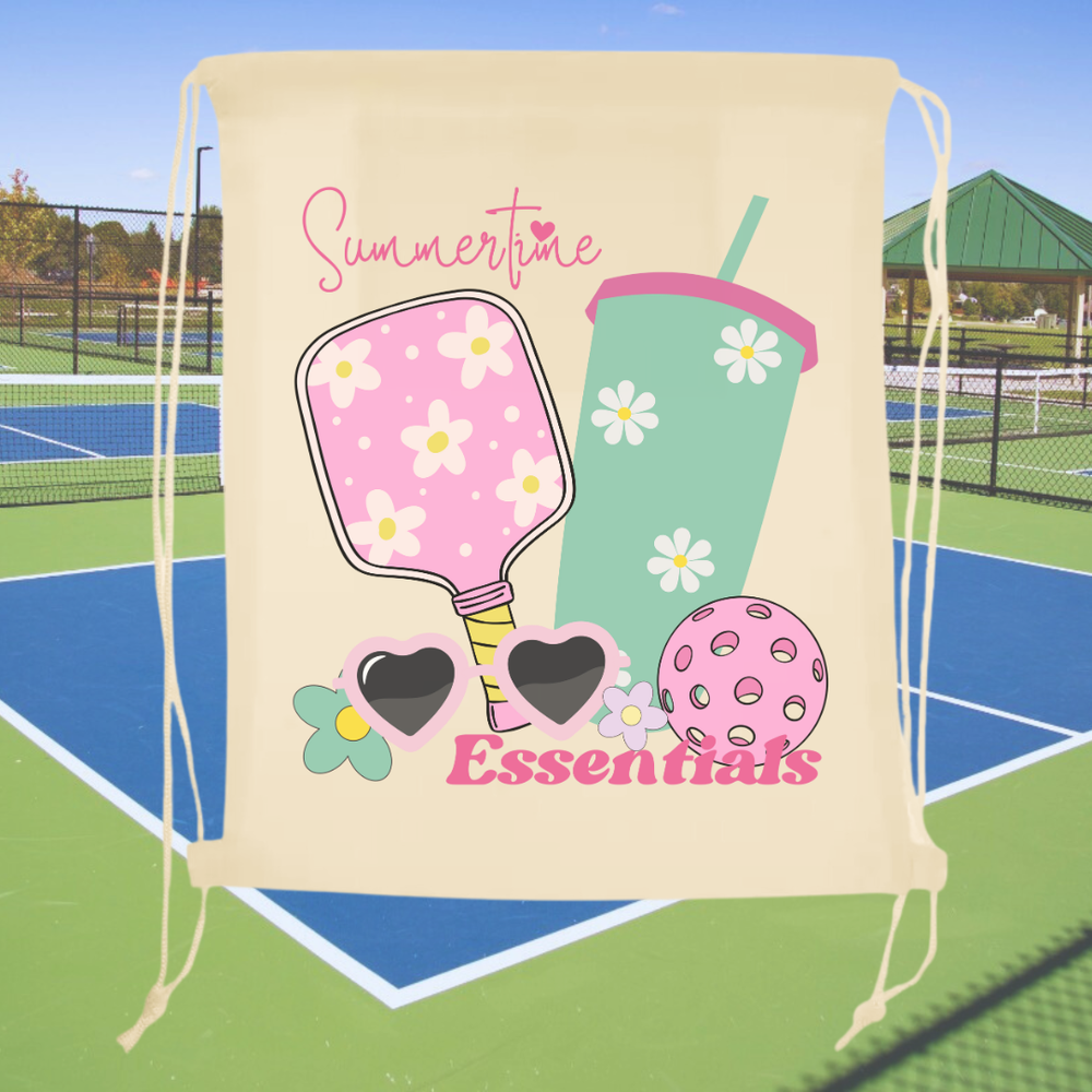 🏖️ Summertime Essentials Drawstring Backpack! 🎒