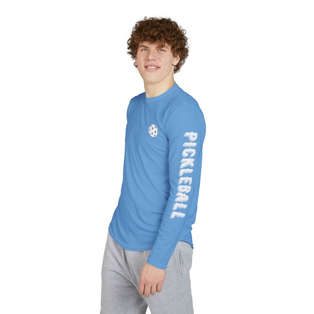 Pickleball Long Sleeve Performance Shirt – Powder Blue